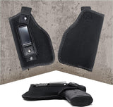 IWB Gun Holster by PH - Concealed Carry - Soft Material- Fits M&P Shield 9mm.40.45 Auto/Glock 26 27 29 30 33 42 43 / Ruger LC9, LC380 - Taurus Slim, PT111 - Springfield XDs Series with Laser