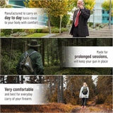 IWB Gun Holster by PH - Concealed Carry - Soft - Fits Full Size Firearms with Laser S&W M&P Shield 9mm / .40-1911 Models - Taurus PT111 G2 - Sig Sauer - Glock 19 17 27 43 - Beretta - Walther