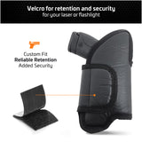 Eco Leather Concealed Carry with Metal Clip  Like Most Compact & Sub Compact 9 / 40 / 45 (with Laser)