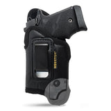 Eco Leather Concealed Carry with Metal Clip  Like Glock 42, Sig Sauer P365 / P938 W / Compact (with Laser)