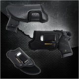 Eco Leather Concealed Carry with Metal Clip  Like Glock 42, Sig Sauer P365 / P938 W / Compact (with Laser)