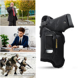 Eco Leather Concealed Carry with Metal Clip  Like Glock 42, Sig Sauer P365 / P938 W / Compact (with Laser)