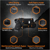 Eco Leather Concealed Carry with Metal Clip  Like Glock 42, Sig Sauer P365 / P938 W / Compact (with Laser)