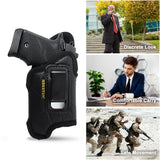 Eco Leather Concealed Carry with Metal Clip  Like Glock 42, Sig Sauer P365 / P938 W / Compact (with Laser)