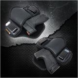 Tactical Pancake Gun Holster by Houston | ECO Leather Concealed Carry Soft Material | Suede Interior for Protection | IWB | Right Hand | Fits: Glock 26 27 33 30 | M&P Shield, XDs, Taurus PT111