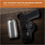 Leather Inside The Waistband Holster For Beretta 92FS Pistol