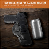 Leather Inside The Waistband Holster For Beretta 92FS Pistol