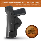 Leather Inside The Waistband Holster For Beretta 92FS Pistol