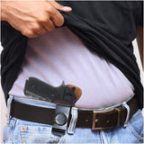 Leather Inside The Waistband Holster For Beretta 92FS Pistol