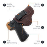 Leather Inside The Waistband Holster For Beretta 92FS Pistol