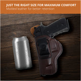 Leather Inside The Waistband Holster For Beretta 92FS Pistol