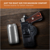 Leather Inside The Waistband Holster For 1911 4" Pistol