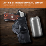Leather Inside The Waistband Holster For 1911 4" Pistol