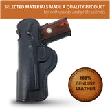 Leather Inside The Waistband Holster For 1911 4" Pistol