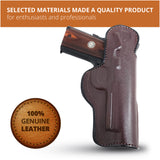 Leather Inside The Waistband Holster For 1911 4" Pistol