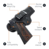 Leather Inside The Waistband Holster For 1911 5" Pistol