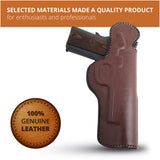 Leather Inside The Waistband Holster For 1911 5" Pistol