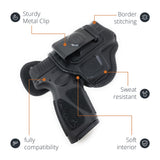 Leather Inside The Waistband Holster For Taurus G2C/G3C Pistol