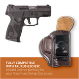 Leather Inside The Waistband Holster For Taurus G2C/G3C Pistol