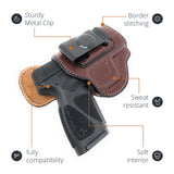 Leather Inside The Waistband Holster For Taurus G2C/G3C Pistol
