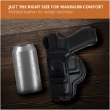 Leather Inside The Waistband Holster For Glock 17/22/31 Pistol