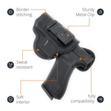 Leather Inside The Waistband Holster For Glock 17/22/31 Pistol