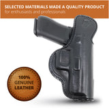 Leather Inside The Waistband Holster For Glock 17/22/31 Pistol