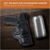 Leather Inside The Waistband Holster For Glock 17/22/31 Pistol