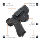 Leather Inside The Waistband Holster For Glock 17/22/31 Pistol