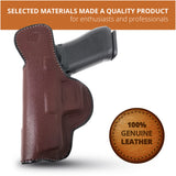 Leather Inside The Waistband Holster For Glock 17/22/31 Pistol