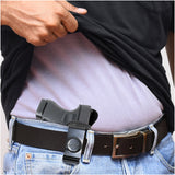 Leather Inside The Waistband Holster For Glock 36 / 30s Pistol