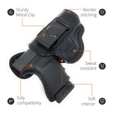 Leather Inside The Waistband Holster For Glock 36 / 30s Pistol