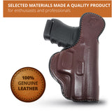 Leather Inside The Waistband Holster For Glock 36 / 30s Pistol