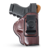 Leather Inside The Waistband Holster For Glock 36 / 30s Pistol