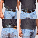 Leather Inside The Waistband Holster For Glock 36 / 30s Pistol