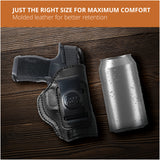 Leather Inside The Waistband Holster For Sig Sauer P365 Pistol