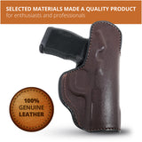 Leather Inside The Waistband Holster For Sig Sauer P365 Pistol