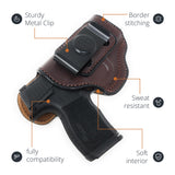 Leather Inside The Waistband Holster For Sig Sauer P365 Pistol