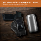 Leather Inside The Waistband Holster For Sig Sauer P365XL MACRO Pistol