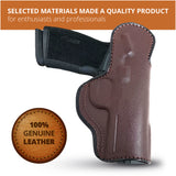 Leather Inside The Waistband Holster For Sig Sauer P365XL MACRO Pistol