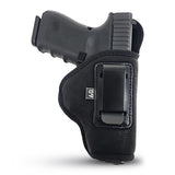 Premium Iwb Black Nylon PU Leather Holster - G19 M&P PK380 SR9C PPS Gun Holster