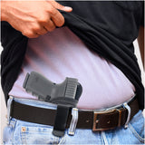 Premium Iwb Black Nylon PU Leather Holster - G19 M&P PK380 SR9C PPS Gun Holster
