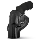 Leather OWB Paddle Holster For 5/6 Shot Revolvers 3" Barrel