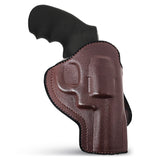 Leather OWB Paddle Holster For 5/6 Shot Revolvers 3" Barrel