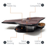 Leather OWB Paddle Holster For 5/6 Shot Revolvers 4" Barrel