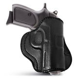 Leather OWB Paddle Holster For Small Guns 1911 3", Colt 1911 3"