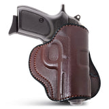 Leather OWB Paddle Holster For Small Guns 1911 3", Colt 1911 3"