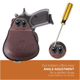 Leather OWB Paddle Holster For Small Guns 1911 3", Colt 1911 3"