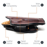 Leather OWB Paddle Holster For Guns 1911 4", Colt 1911 4"