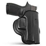 Leather OWB Paddle Holster For Glock 21, Beretta PX4 Storm
